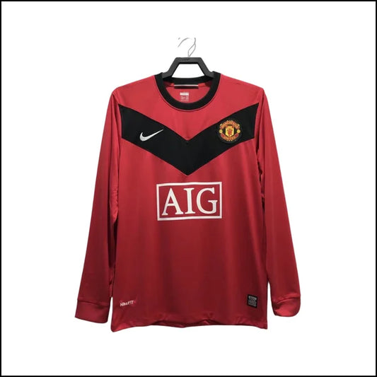 Manchester United – Maillot retro domicile manches longues 09/10