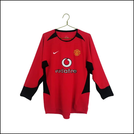 Manchester United – Maillot retro domicile manches longues 02/04