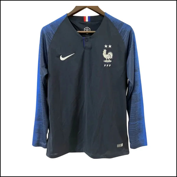 France – Maillot retro domicile manches longues 2018