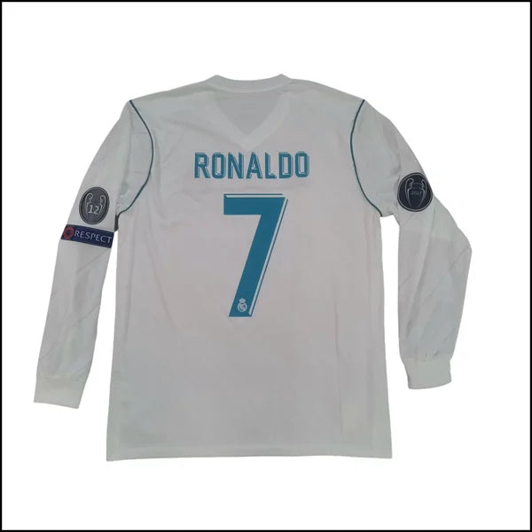 Real Madrid – Maillot retro domicile manches longues 17/18