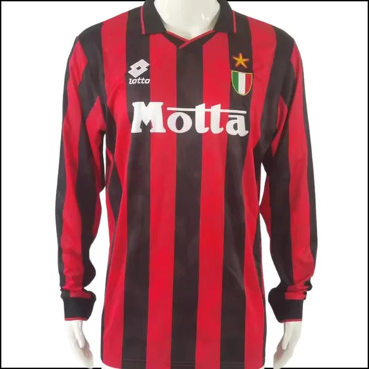 AC Milan – Maillot retro domicile manches longues 93/94