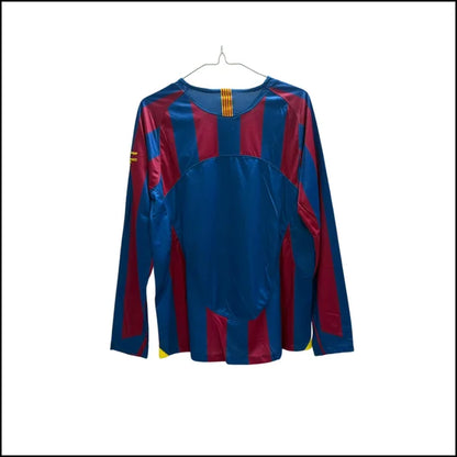 FC Barcelone – Maillot retro domicile manches longues 05/06