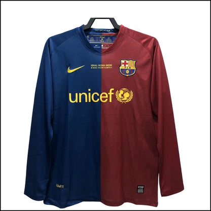 FC Barcelone – Maillot retro domicile manches longues 08/09