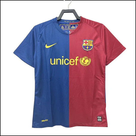 FC Barcelone – Maillot retro domicile 08/09