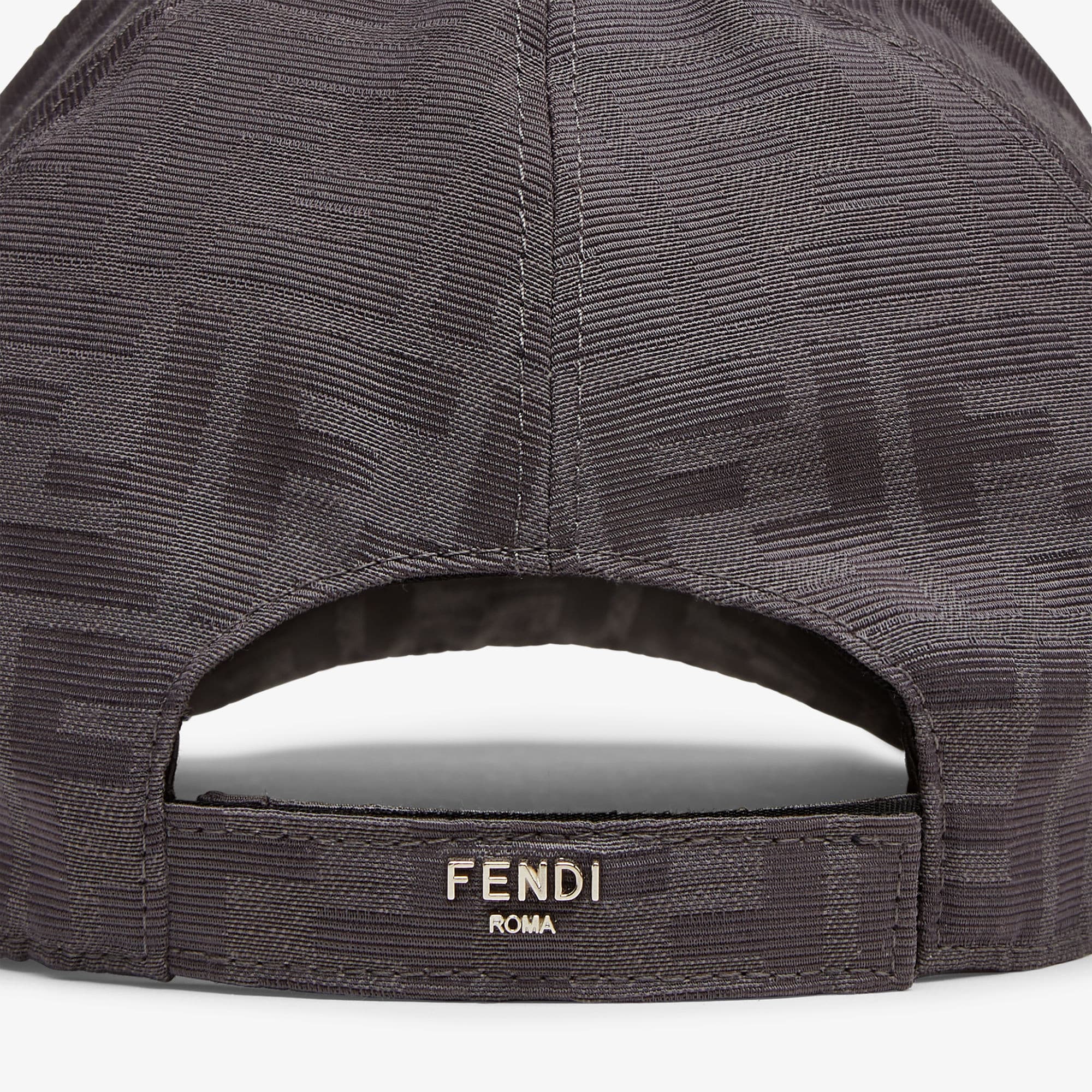 Casquette de baseball en tissu jacquard FF gris – Image 2