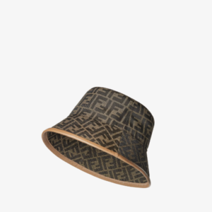 Fendi Chapeau en nylon FF Beige