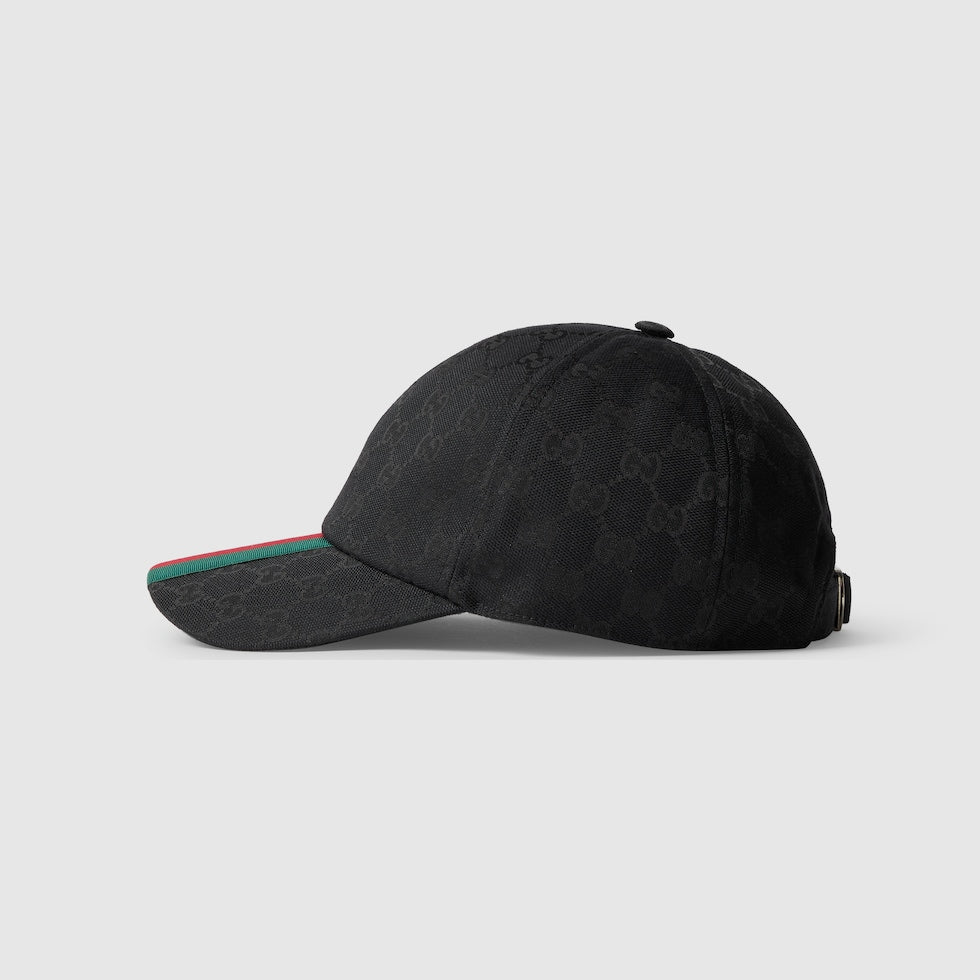 CASQUETTE DE BASE-BALL EN TOILE GG D'ORIGINE NOIR – Image 2