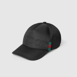 Casquette de baseball en nylon avec logo Gucci