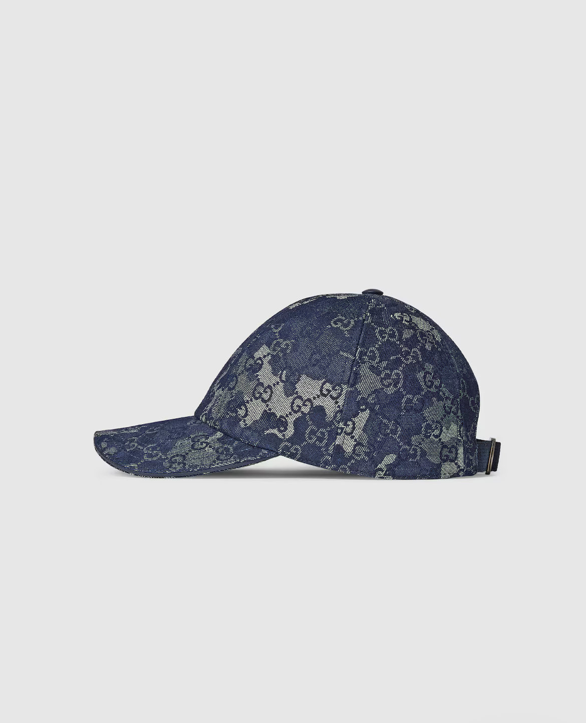 Casquette en denim GG avec détail bande Web – Image 2