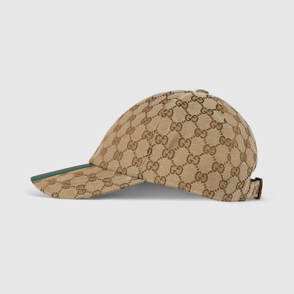 CASQUETTE DE BASE-BALL EN TOILE GG D'ORIGINE Beige – Image 2