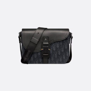Sac Messenger à rabat Saddle Small Noir