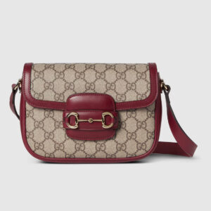 Sac à épaule Gucci Horsebit 1955 Soft petit format - #5