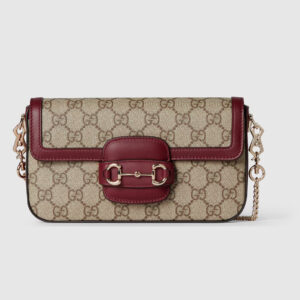 Sac à épaule Gucci Horsebit 1955 Soft petit format - #1