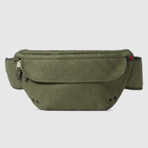 Sac ceinture en toile GG grand format