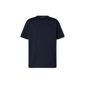 Tee-shirt Manches Courtes en Coton - Bleu Marine