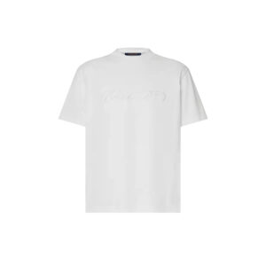 Tee-shirt à Manches Courtes avec Signature Ornementée