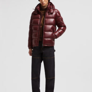 Doudoune courte à capuche Moncler Maya Bodeaux
