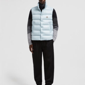 Doudoune sans manche Tibb Moncler Bleu Pastel