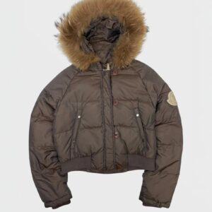Moncler doudoune capuche à fourrure