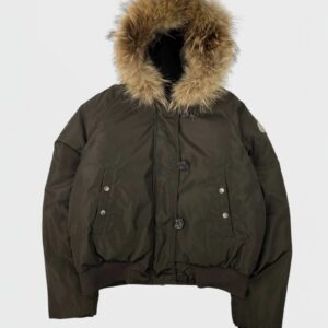 Moncler doudoune fourrure femme
