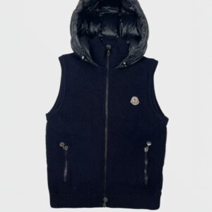 Moncler doudoune sans manches bi matière
