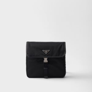 Sac porté épaule en Re-Nylon et cuir Saffiano - #13