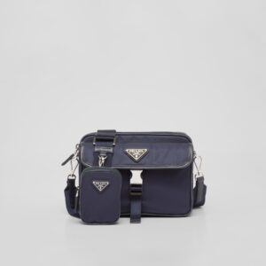 Sac porté épaule en Re-Nylon et cuir Saffiano - #3