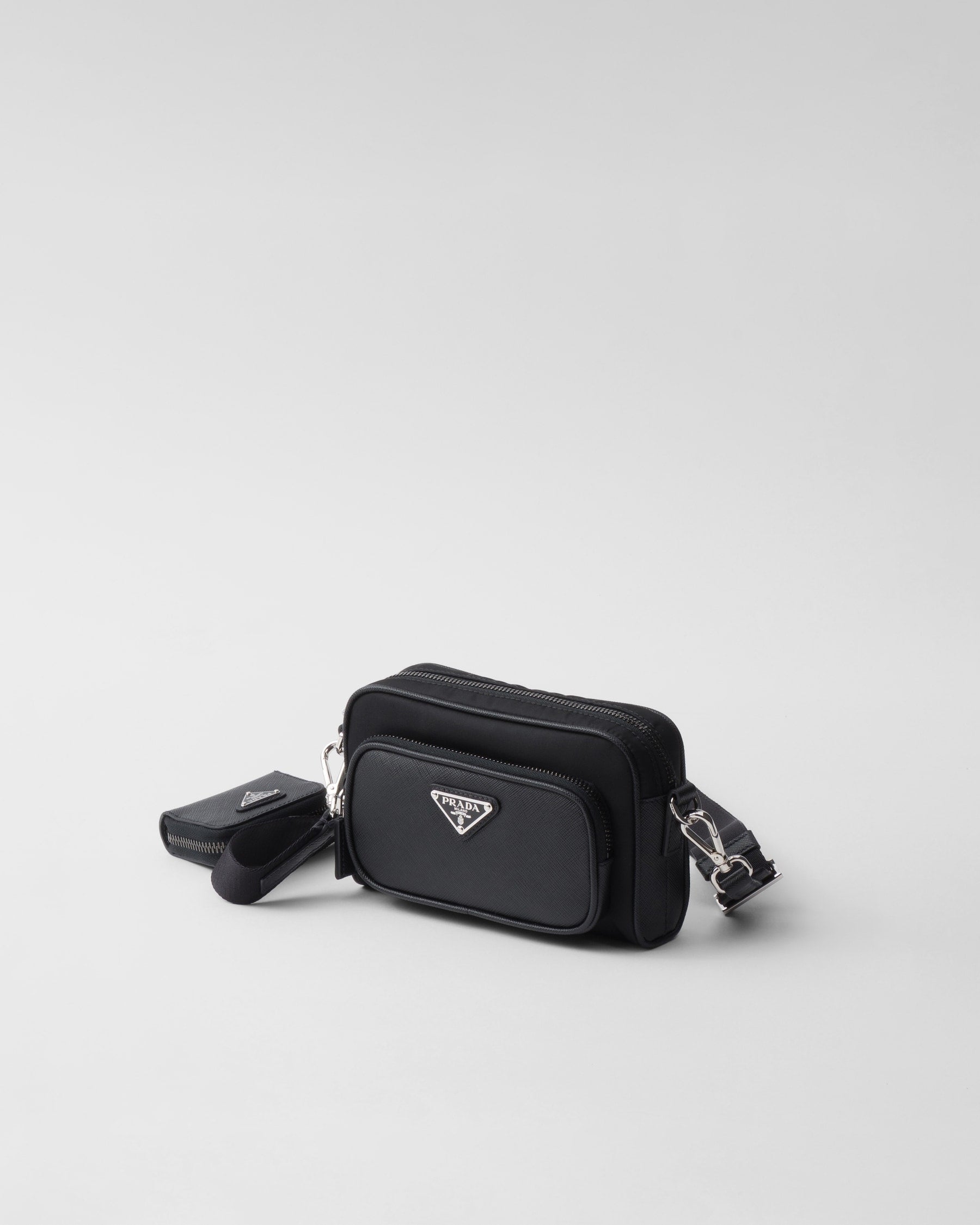Sac porté épaule en Re-Nylon et cuir Saffiano - #2 – Image 2