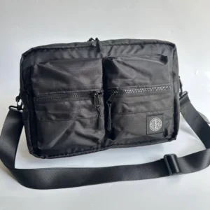 Saccoche Double Stone Island Noir