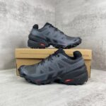 Salomon Speed-Cross 6 - Gris Foncé / Noir