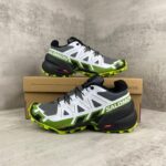 Salomon Speed-Cross 6 - Blanc / Vert Fluo