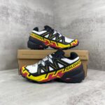 Salomon Speed-Cross 6 - Blanc / Jaune / Rouge