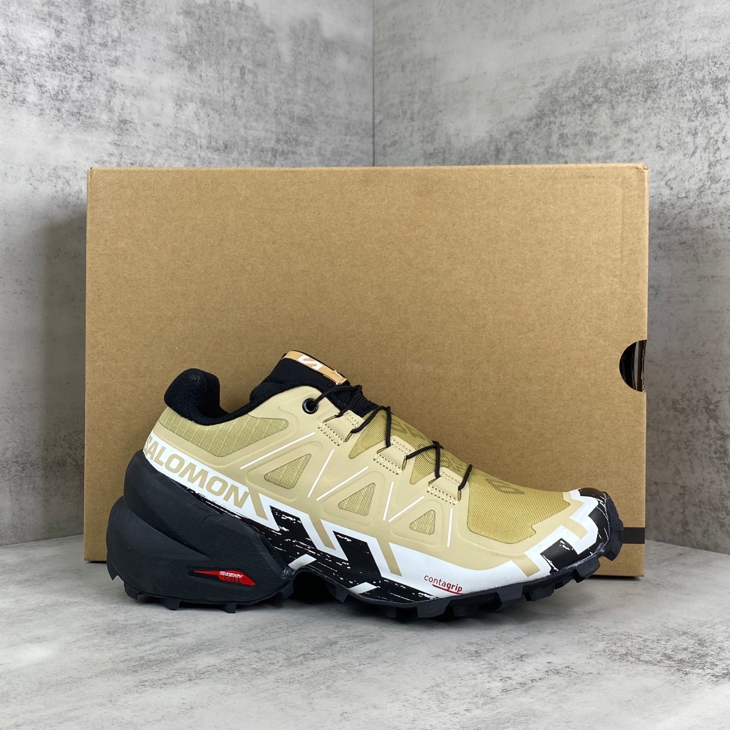 Salomon Speed-Cross 6 - Kaki / Noir – Image 2
