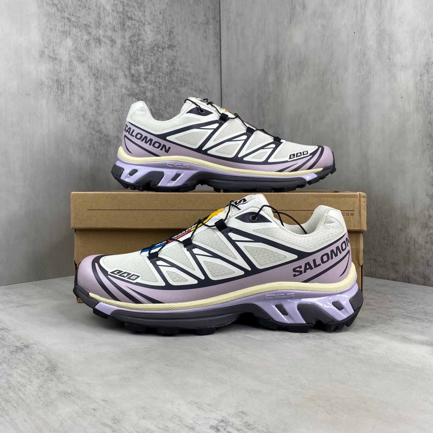 Salomon XT-6 - Blanc / Lavande