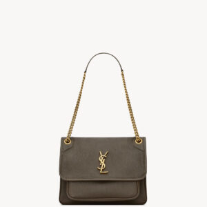 NIKI MEDIUM EN CUIR D’AGNEAU GRAINÉ - YSL