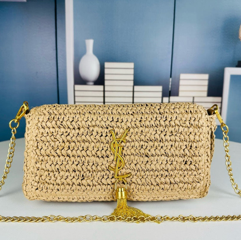 YSL - KATE 99 TASSEL IN RAFFIA – Image 2